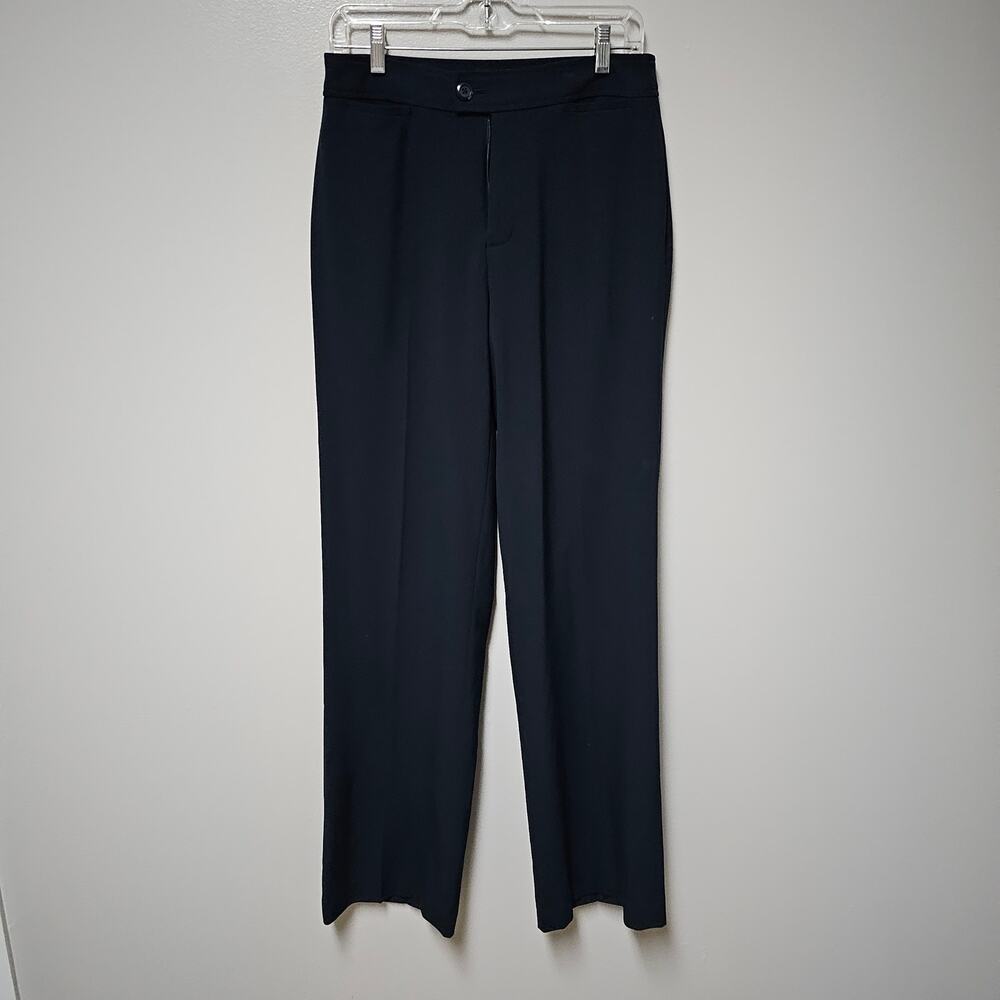 NYDJ Not Your Daughters Jeans Size 8 Dress Pants 1147 Womens Career Curvy Black